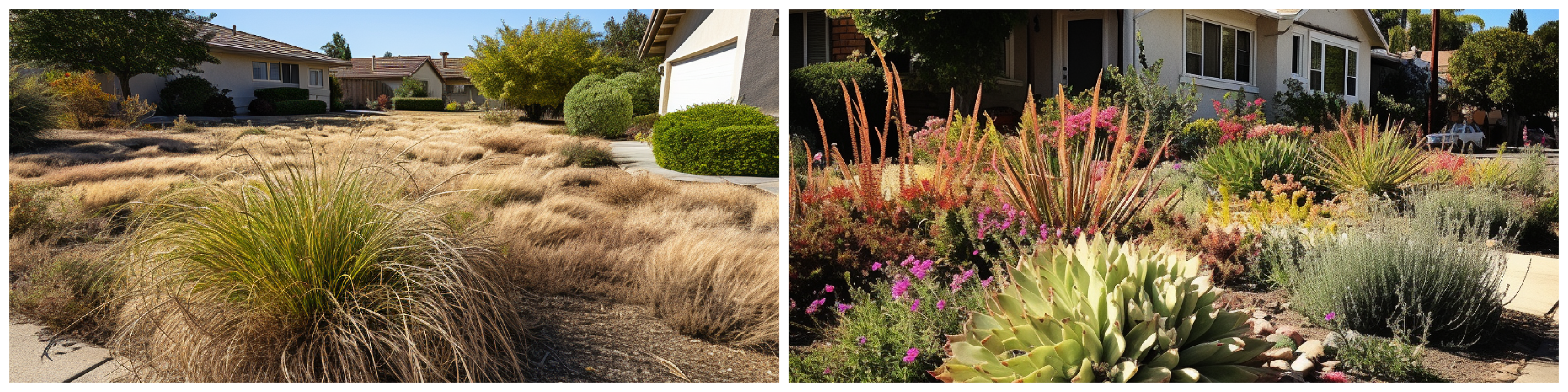 converting your yard during drought and water restrictions