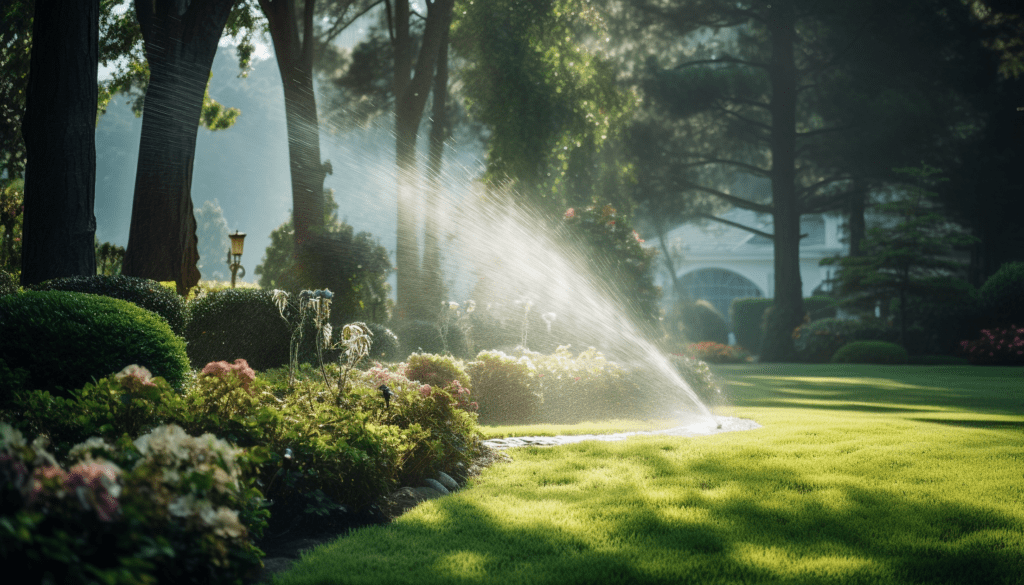 drip irrigation vs. sprinklers